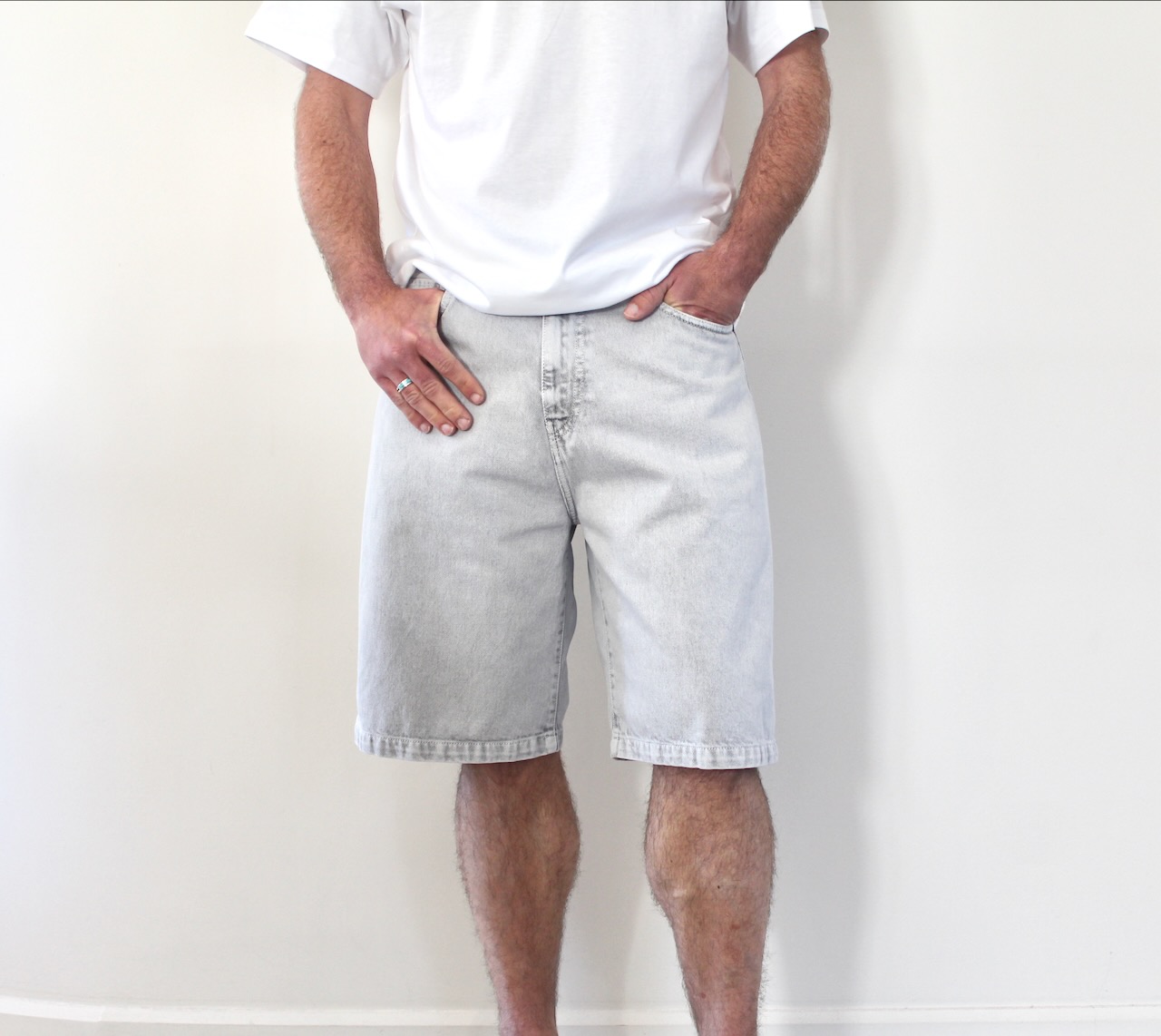 Carhartt Wip Landon Short Black Chalk Wash