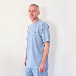 Carhartt Wip Nelson T-shirt Gentle Blue garment dyed