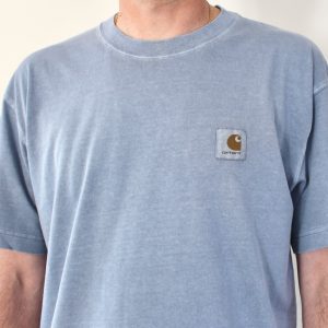 Carhartt Wip Nelson T-shirt Gentle Blue garment dyed