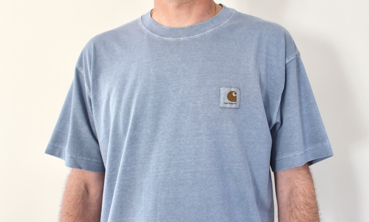 Carhartt Wip Nelson T-shirt Gentle Blue garment dyed