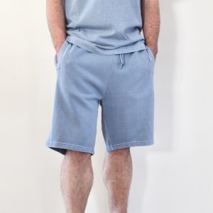 Carhartt Wip Nelson Sweat Short Gentle Blue Garment Dyed