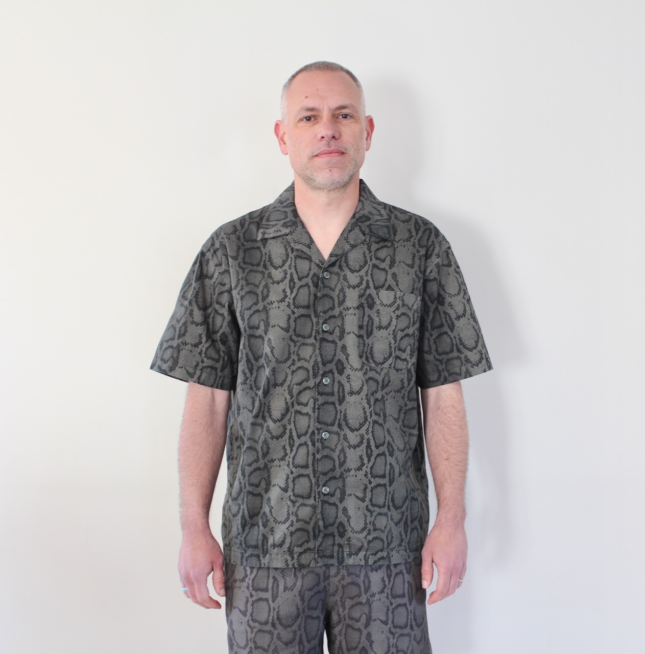 Carhartt Wip Snake Camo Shirt Camo Leaf