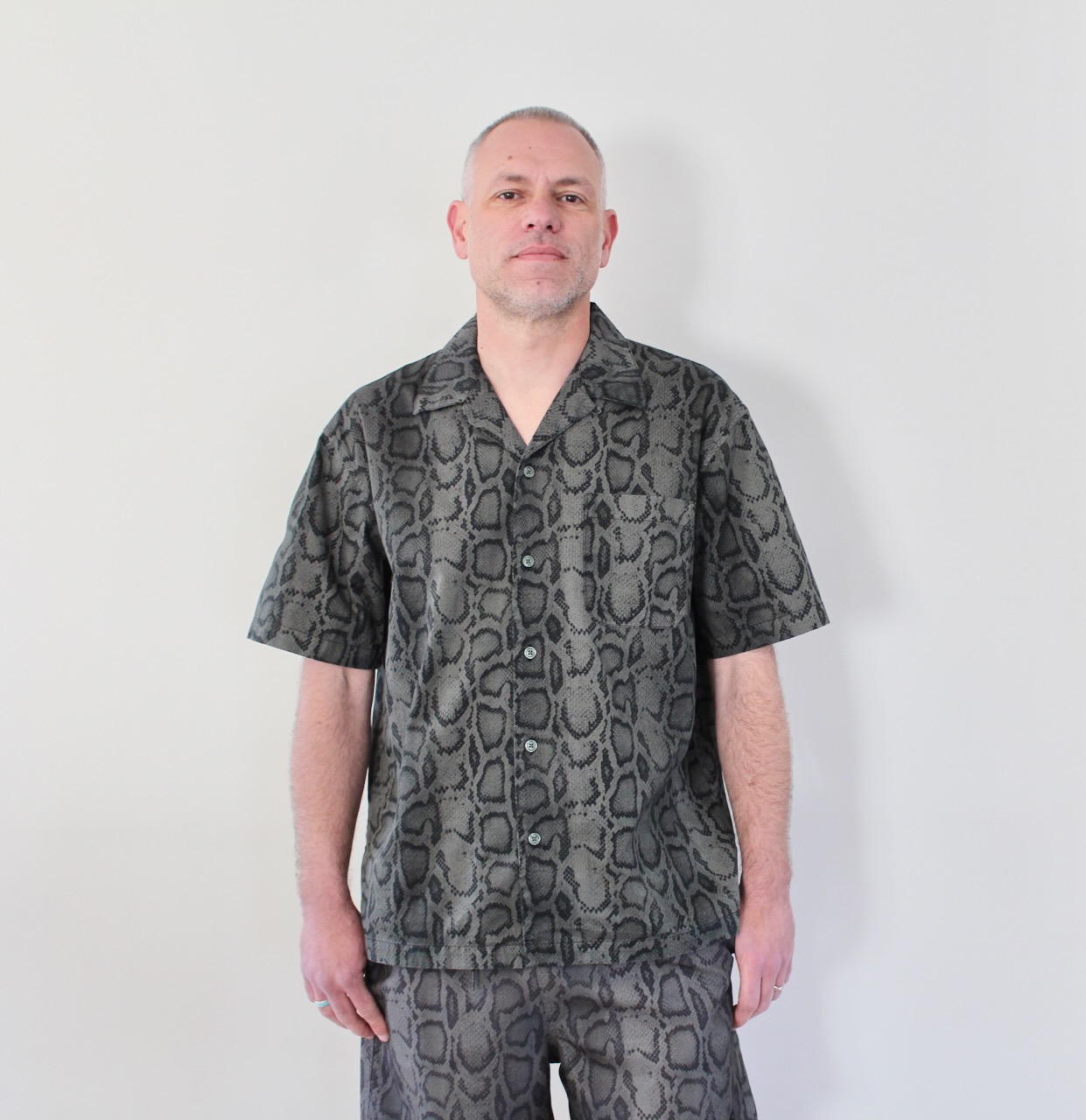 Carhartt Wip Snake Camo Shirt Camo Leaf