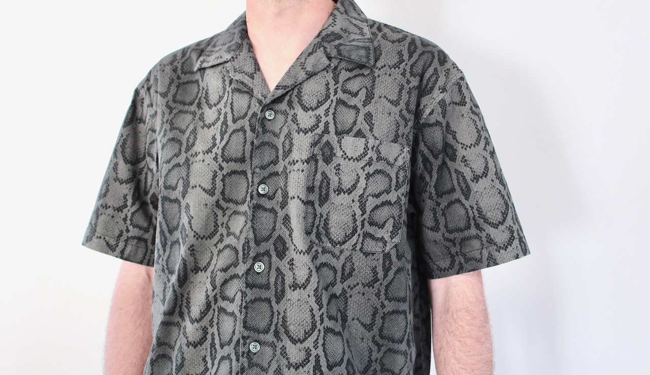 Carhartt Wip Snake Camo Shirt Camo Leaf