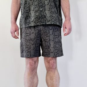 Carhartt Wip Slater Swim Trunks Snake Camo Leaf