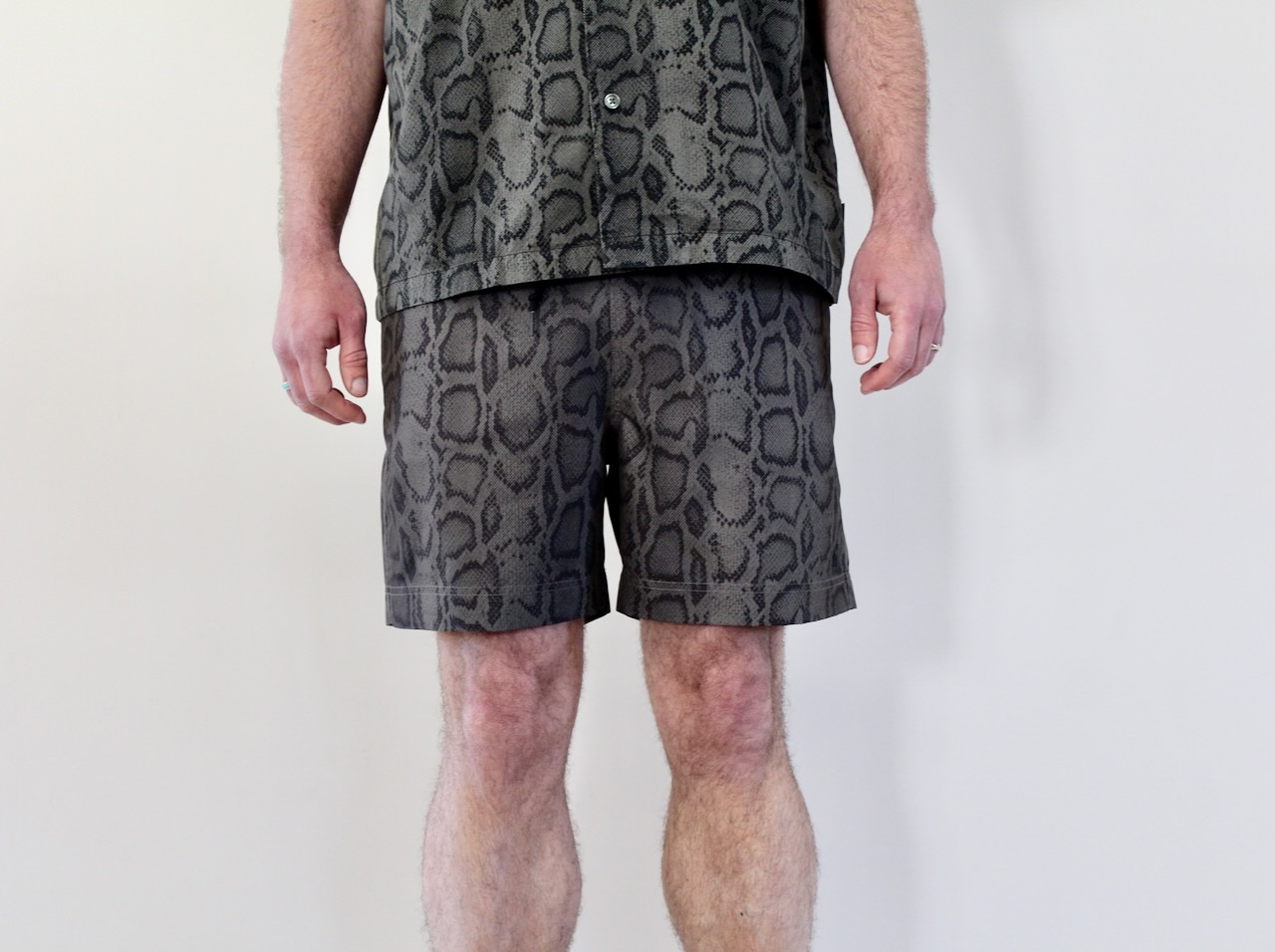 Carhartt Wip Slater Swim Trunks Snake Camo Leaf