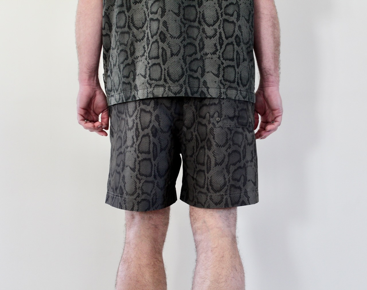 Carhartt Wip Slater Swim Trunks Snake Camo Leaf