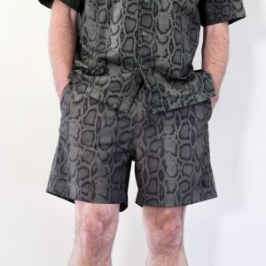 Carhartt Wip Slater Swim Trunks Snake Camo Leaf