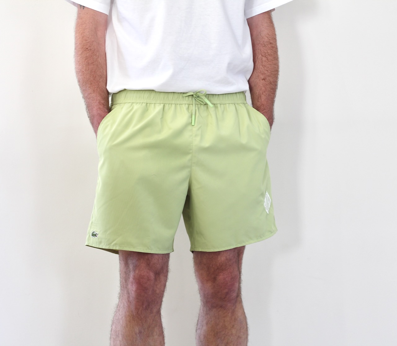 Lacoste Short de Bain Vert Pistache