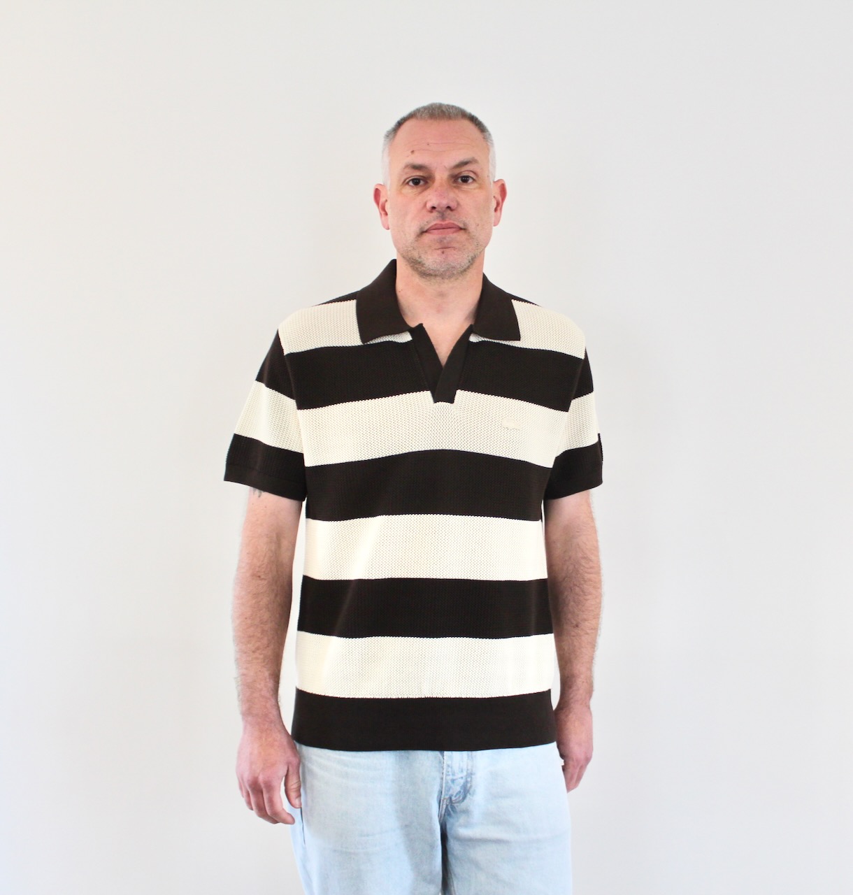 Lacoste Polo Ajouré Chocolat Vanille