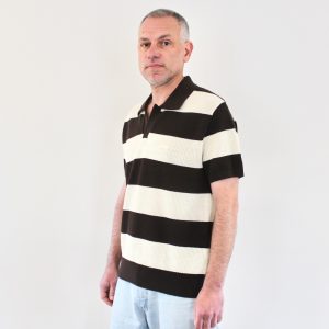 Lacoste Polo Ajouré Chocolat Vanille