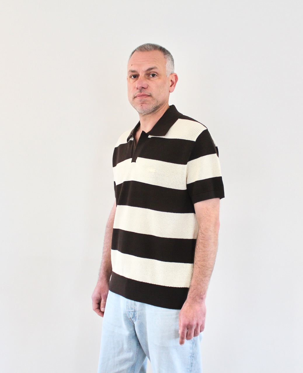 Lacoste Polo Ajouré Chocolat Vanille