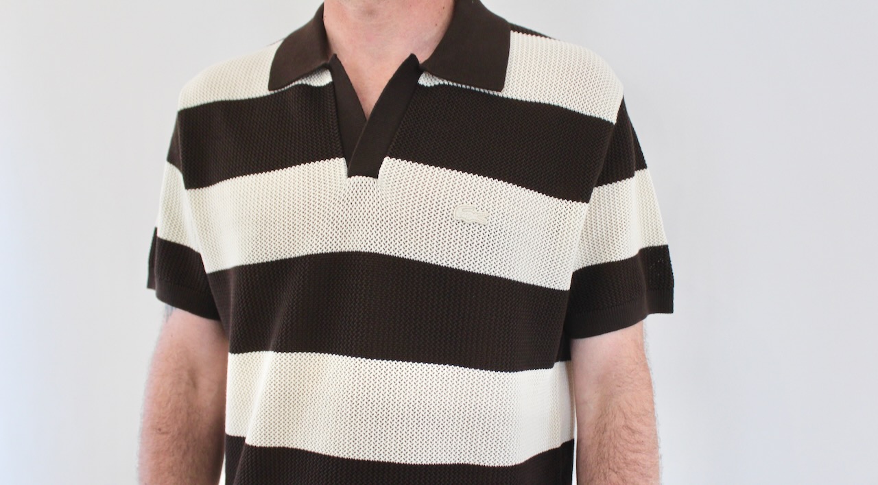 Lacoste Polo Ajouré Chocolat Vanille