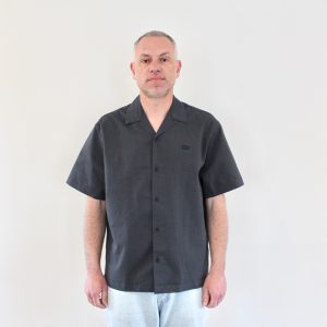 Lacoste Chemise Seersucker Noir Gris