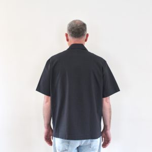 Lacoste Chemise Seersucker Noir Gris