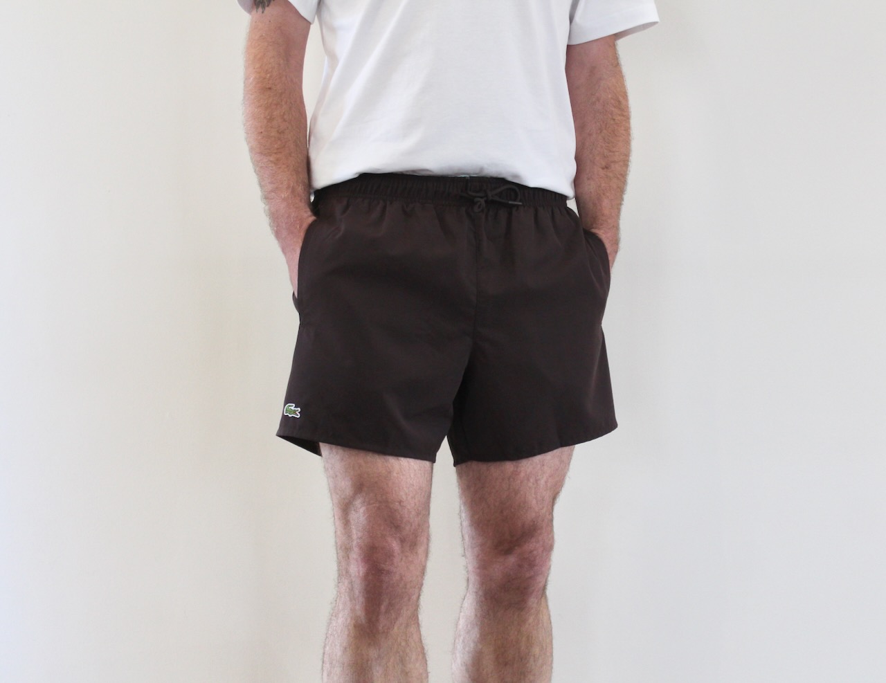 Lacoste Short de Bain Chocolat Chaud