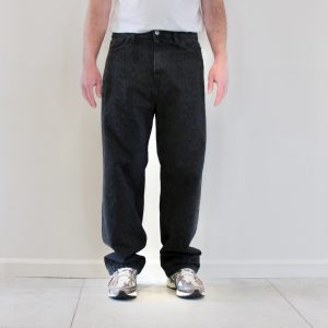Carhartt Wip Landon Pant Snake Camo Black Heavy stonewashed