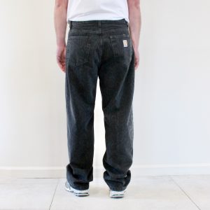 Carhartt Wip Landon Pant Snake Camo Black Heavy stonewashed