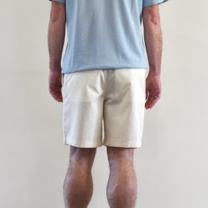 Short Seersucker Blanc Vanille