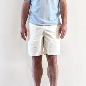 Short Seersucker Blanc Vanille