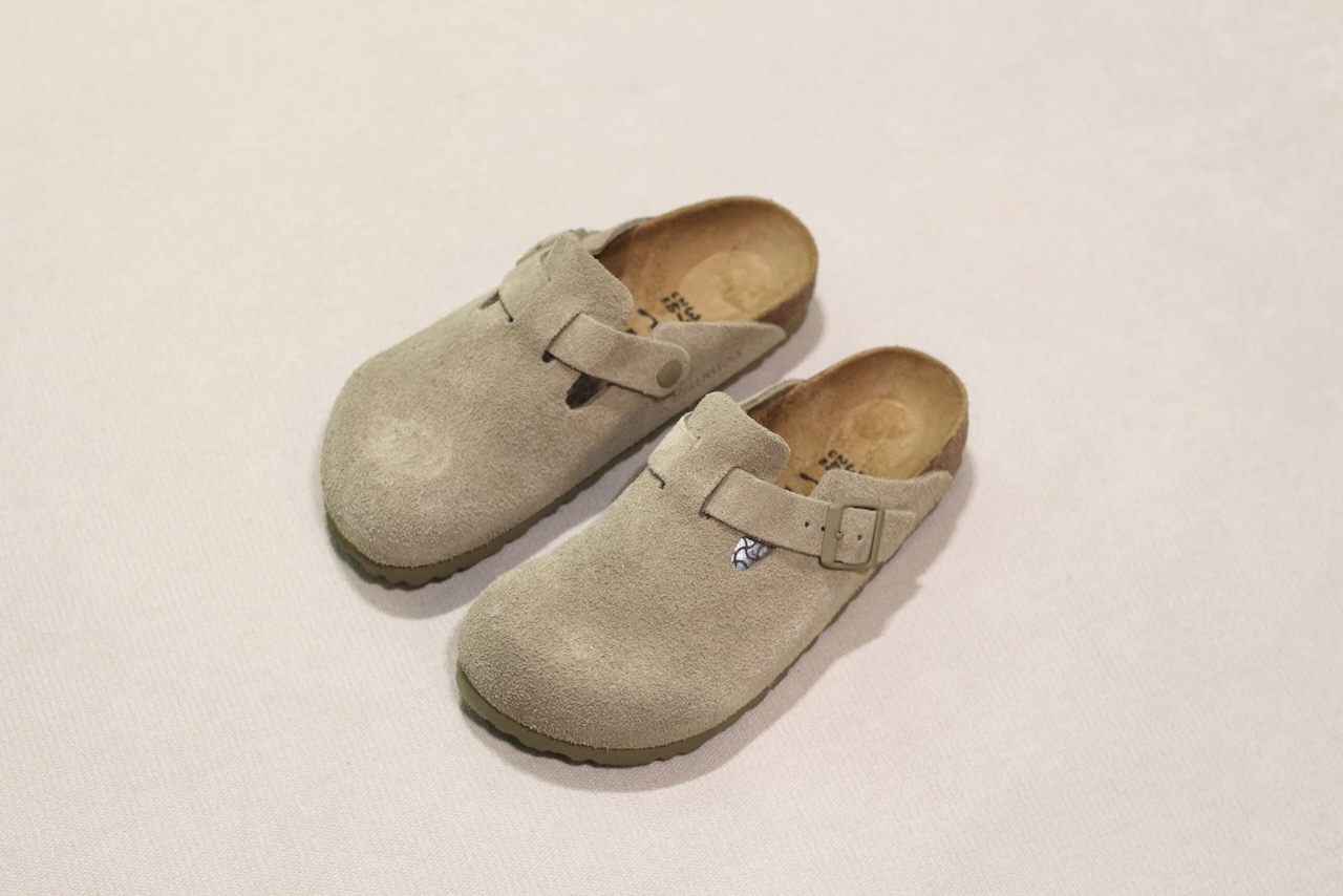 Birkenstock Boston LEVE Faded Khaki
