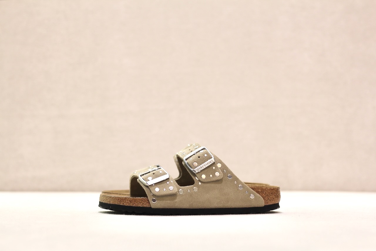 Arizona Rivet LEVE Taupe Silver