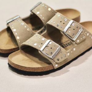 Arizona Rivet LEVE Taupe Silver