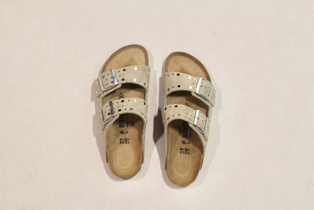 Arizona Rivet LEVE Taupe Silver