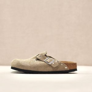 Boston Rivet Border LEVE Taupe