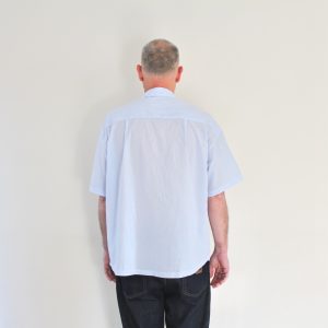 Eluabird Chemise à rayures bleu ciel