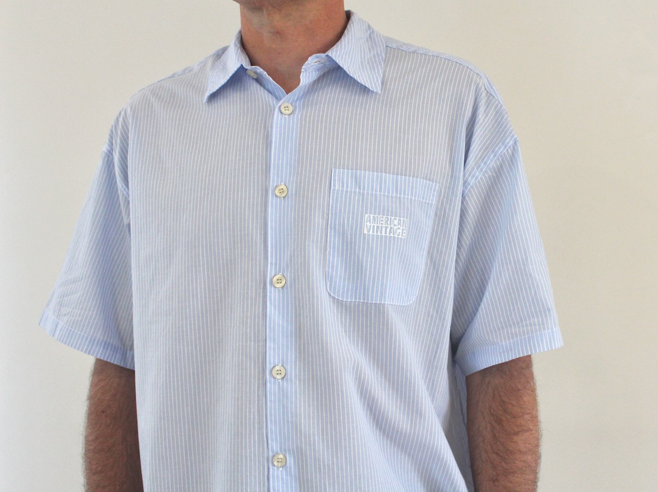 Eluabird Chemise à rayures bleu ciel