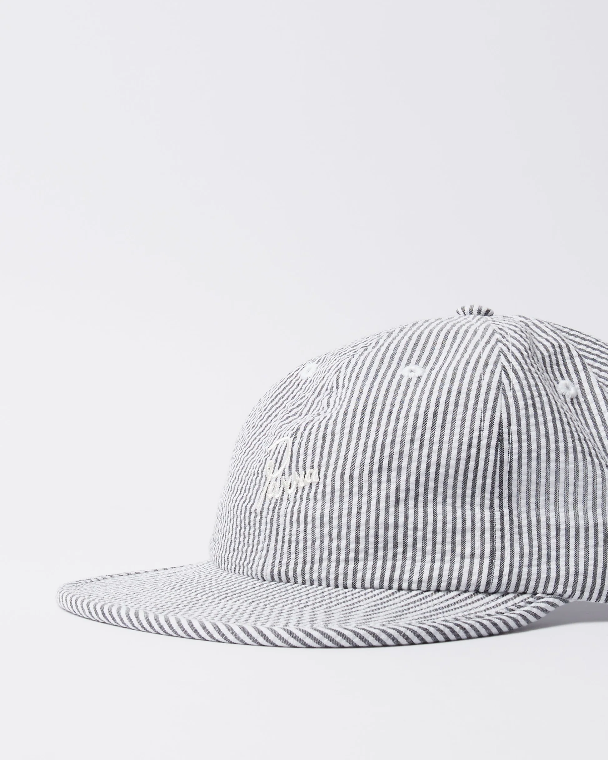 Signature 6 Panel Hat Black