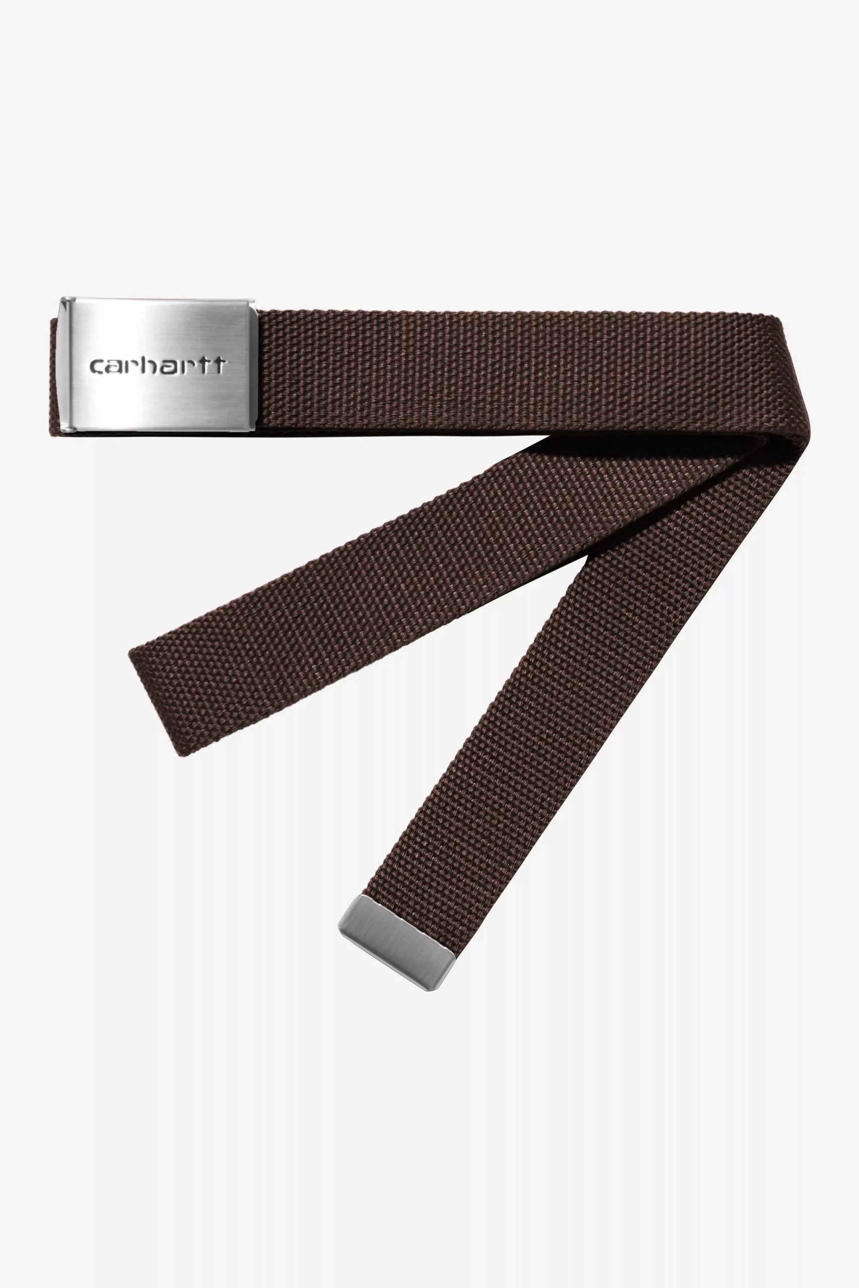 Clip Belt Chrome Tobacco