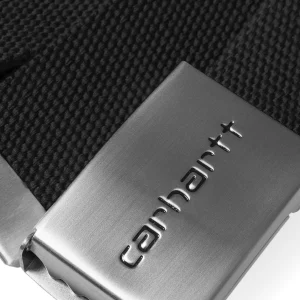 Clip Belt Chrome Black