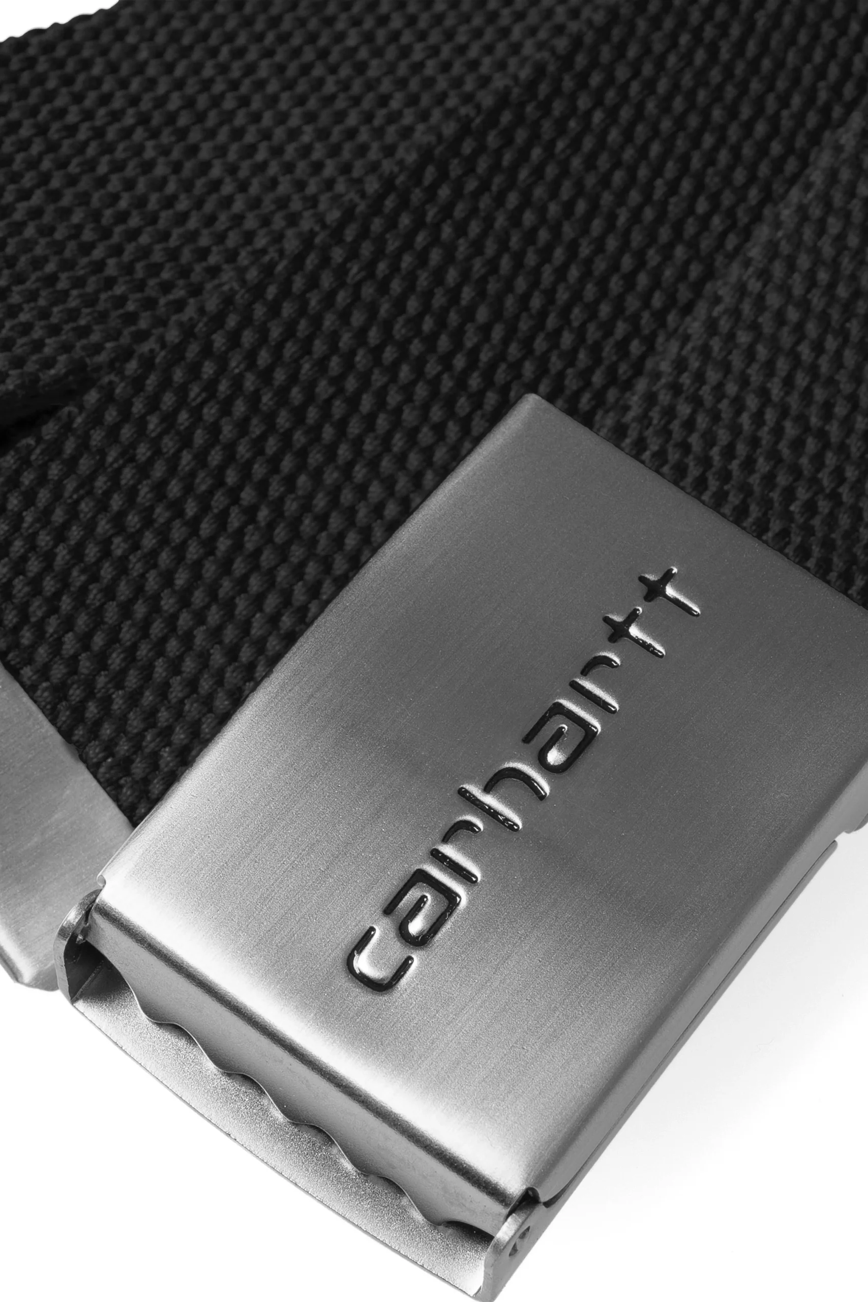 Clip Belt Chrome Black