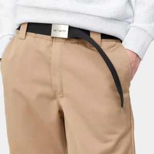 Clip Belt Chrome Black