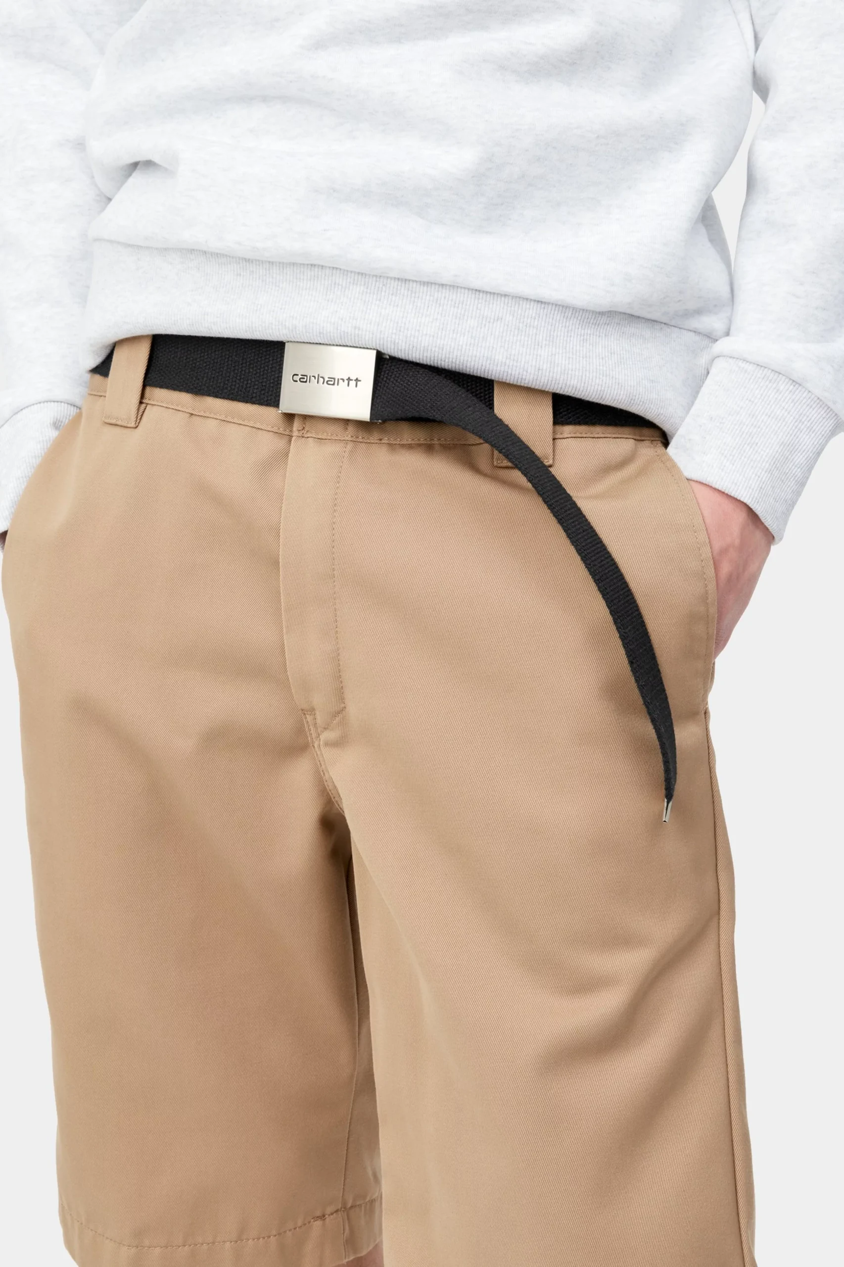 Clip Belt Chrome Black