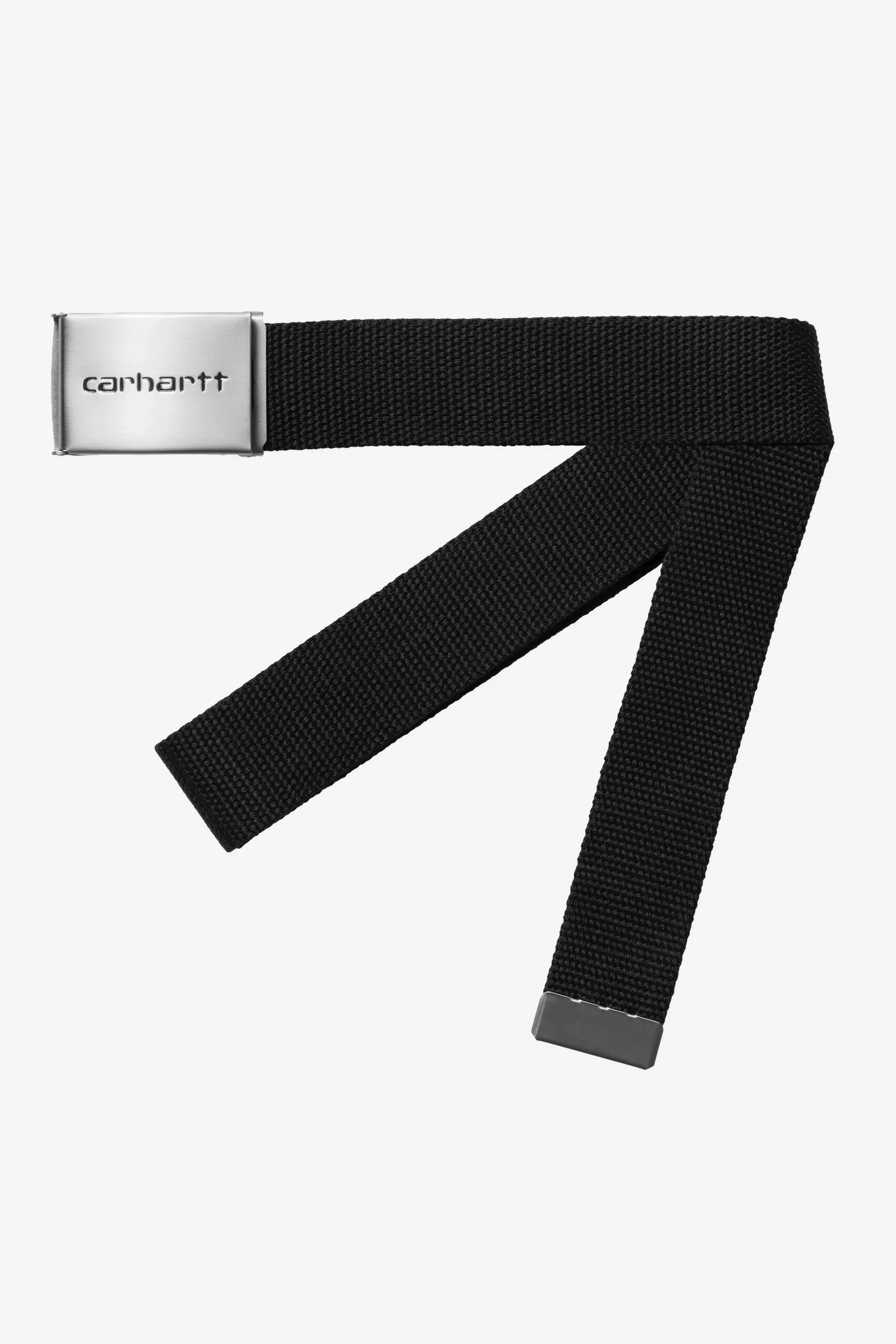 Clip Belt Chrome Black