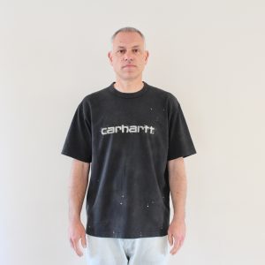 Painter T-shirt Black Destroy Wash Splatter
