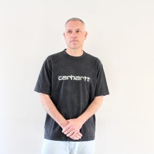 Painter T-shirt Black Destroy Wash Splatter