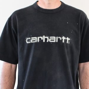 Painter T-shirt Black Destroy Wash Splatter