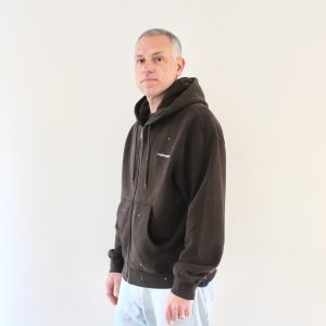 Hooded Painter Jacket Tobacco Destroy Wash Splatter