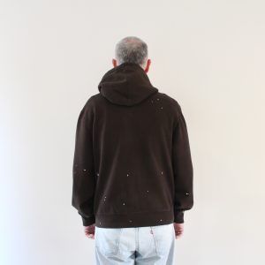 Hooded Painter Jacket Tobacco Destroy Wash Splatter