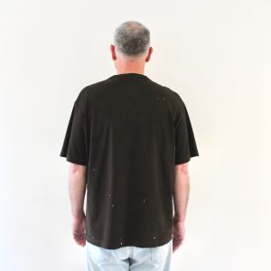 Painter T-shirt Tobacco Destroy Wash Splatter