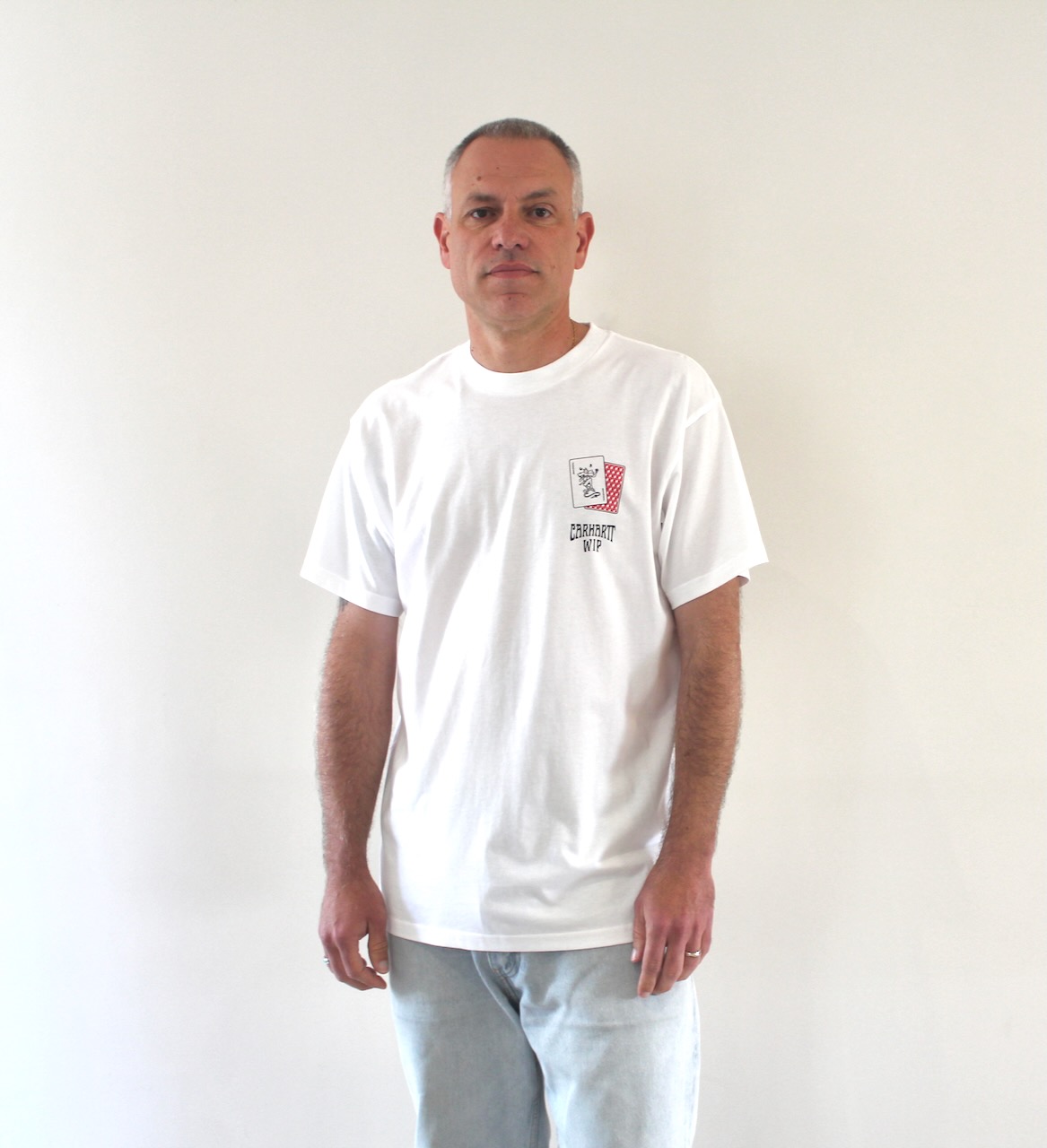 Playing Cards T-shirt White