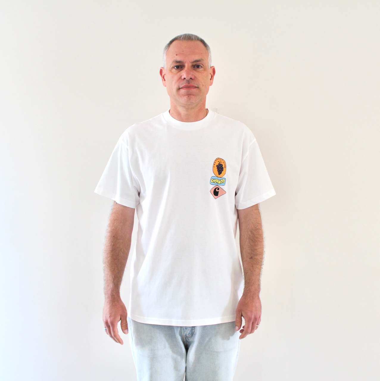 Stacked Grapes T-shirt White