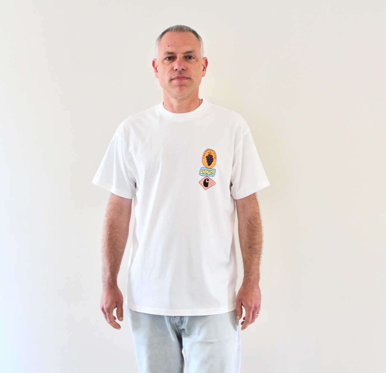 Stacked Grapes T-shirt White