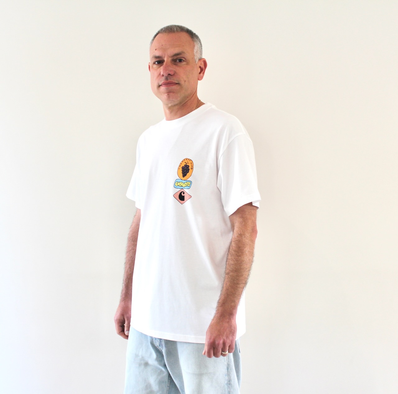 Stacked Grapes T-shirt White