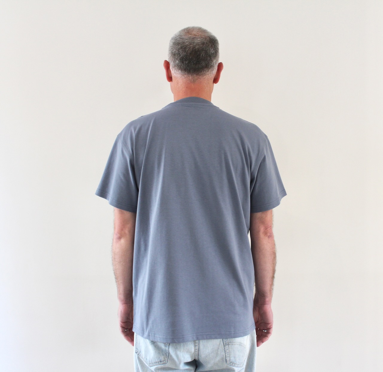 American Script T-shirt Shady Blue