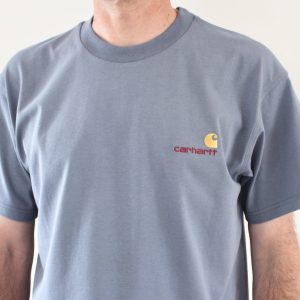 American Script T-shirt Shady Blue